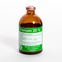 Ferrum 20% Inj , 100ml