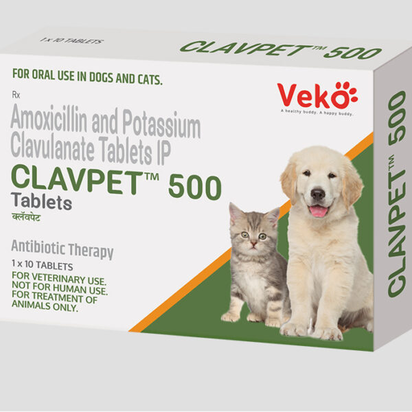 Clavpet 500 , 10tab/pk