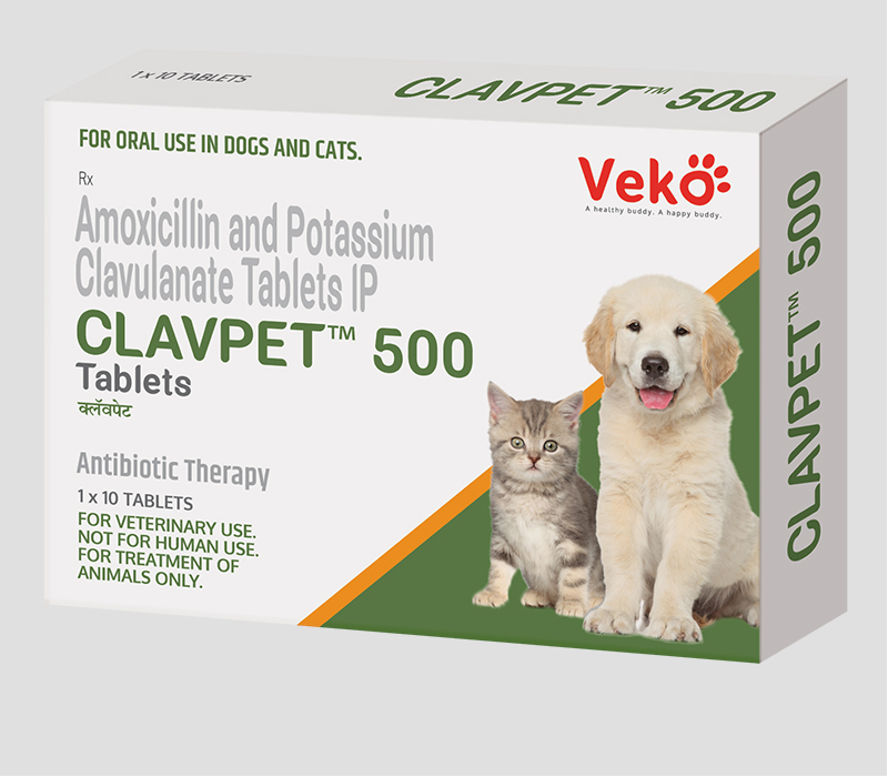 Clavpet 500 , 10tab/pk