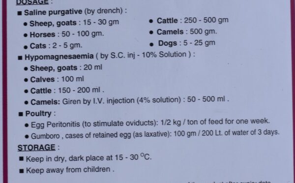 Magnesium Sulphate , 500g