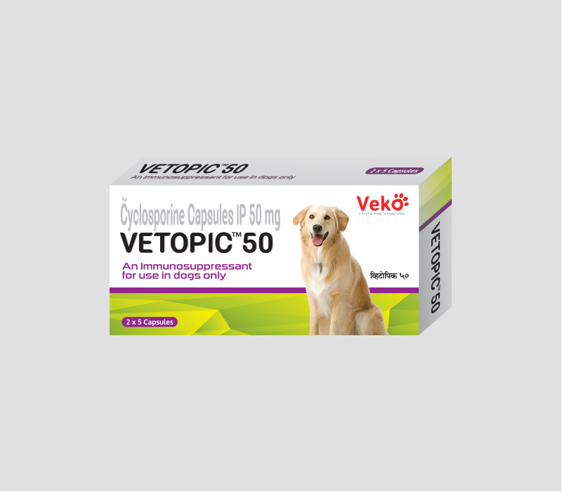 Vetopic 50mg , 10 Tab/pk