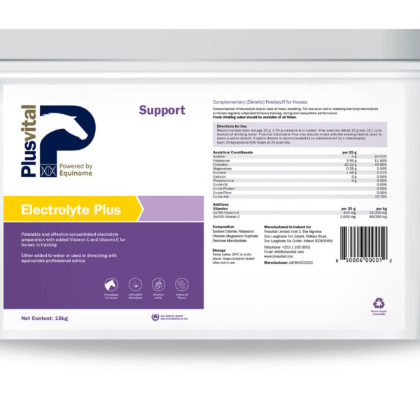 Plusvital Electrolyte Plus , 15 Kg