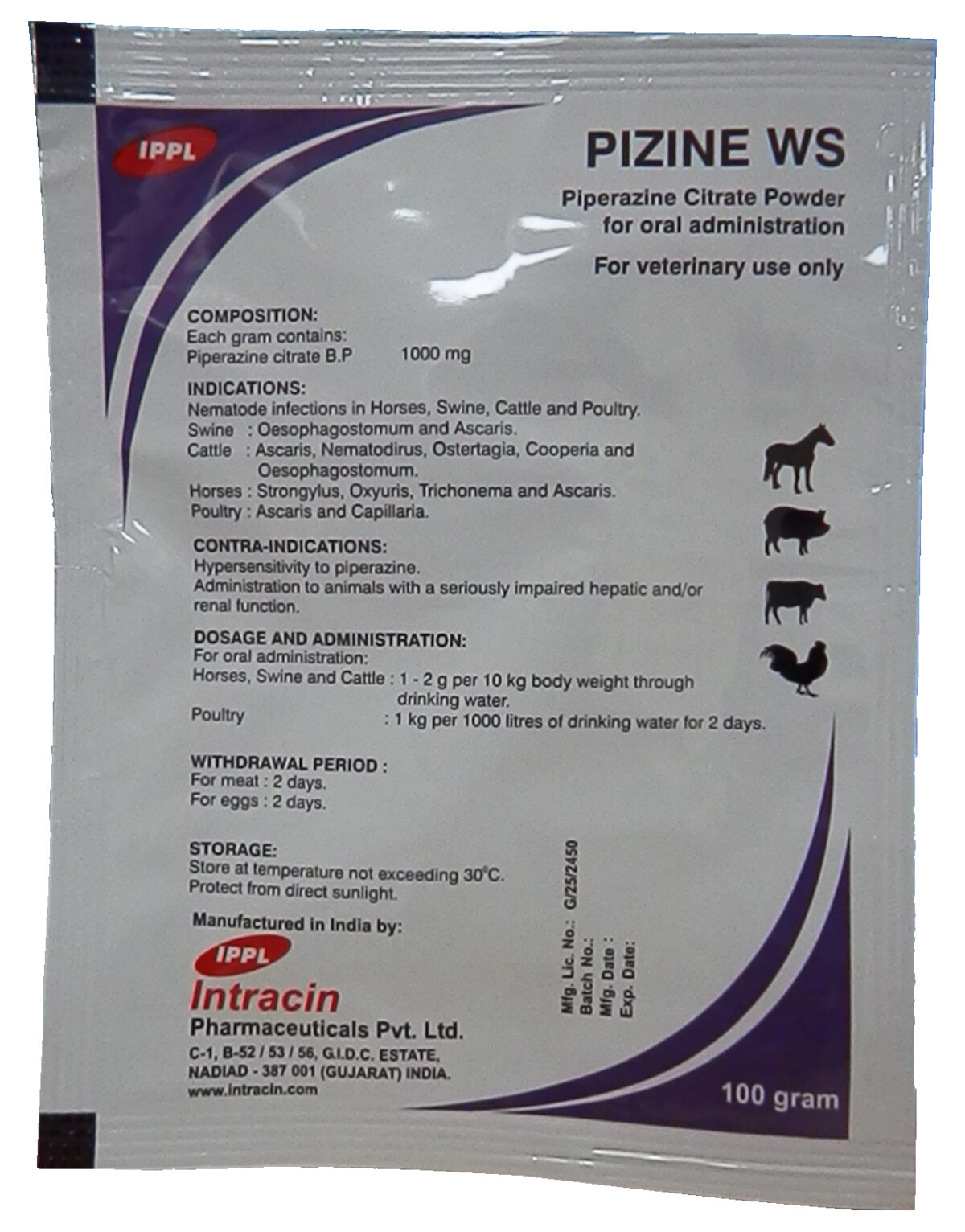Pizine Ws , 100g